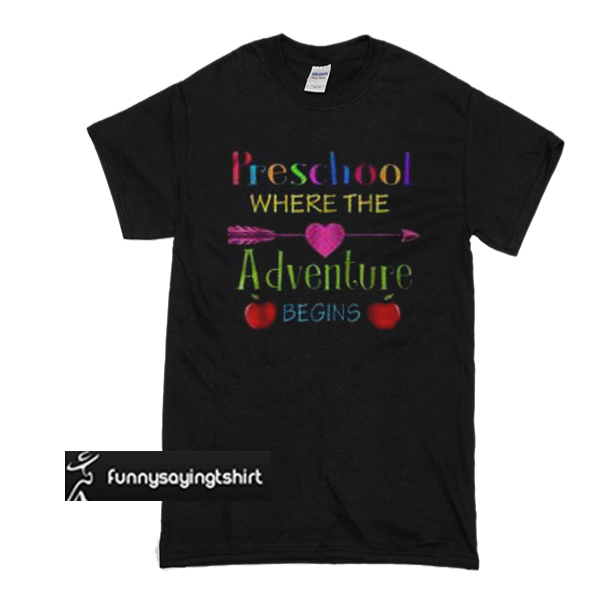 the adventure begins shirt