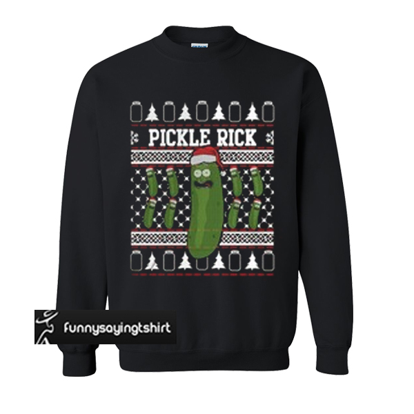 pickle rick ugly sweater
