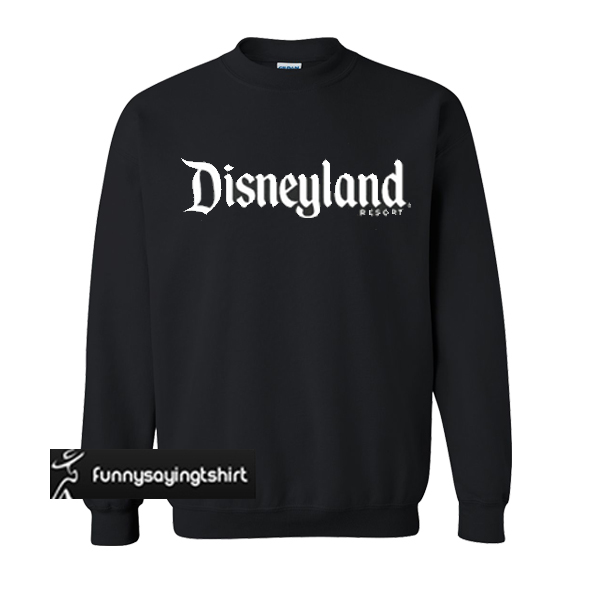black disneyland sweatshirt