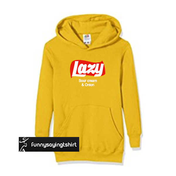 lazy hoodie yellow