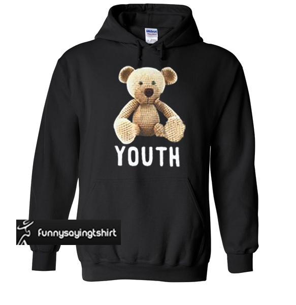 teddy bear hooded sweatshirt