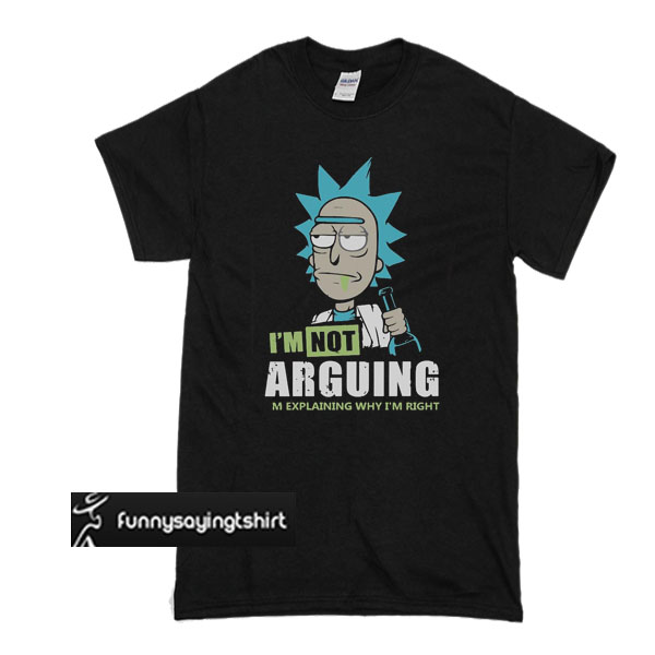 rick and morty logo shirt