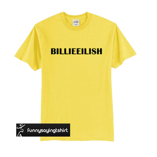 billie eilish tee shirt