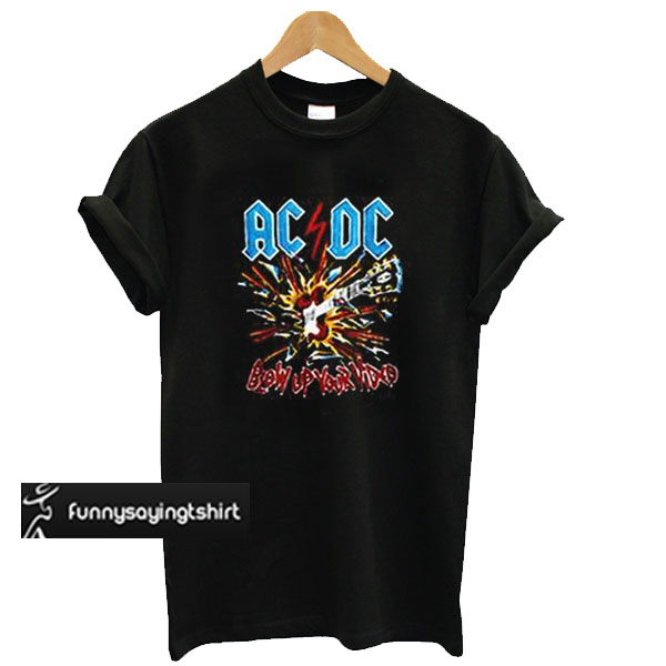 acdc blow up your video t shirt