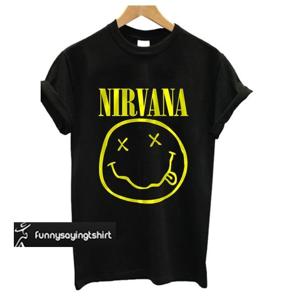 nirvana smiley shirt