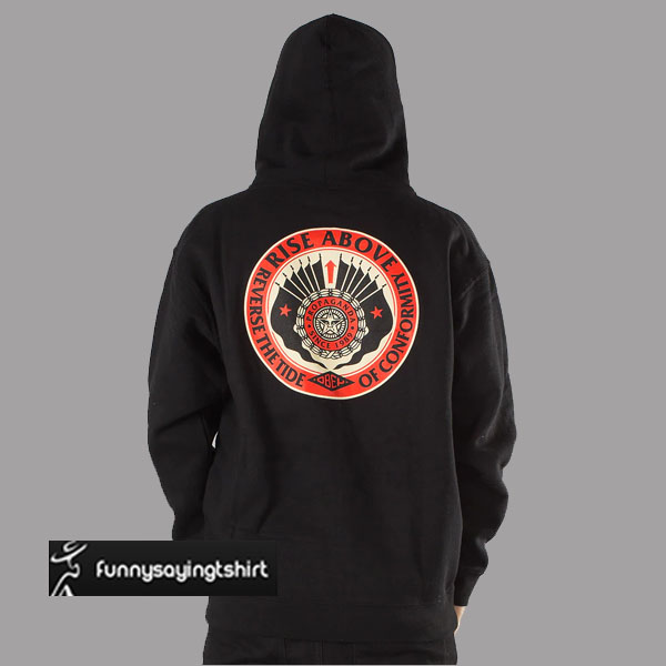 obey reverse the tide hoodie