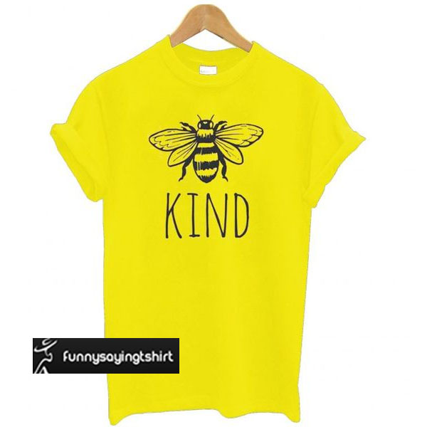 bee kind yellow sweatshirt