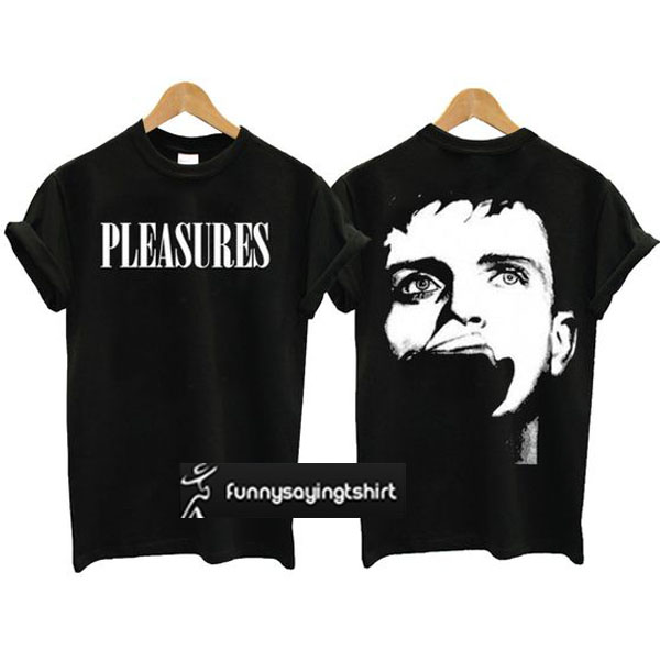 PLEASURES Ian Black t shirt - funnysayingtshirts