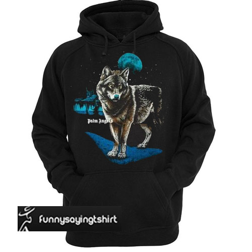 palm angels wolf hoodie