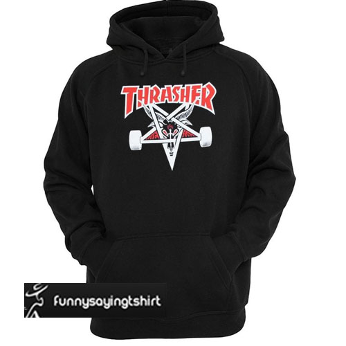 thrasher two tone hoodie