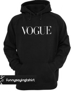 black vogue hoodie