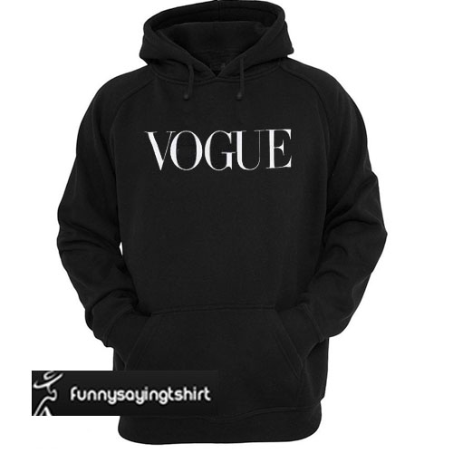 black vogue hoodie