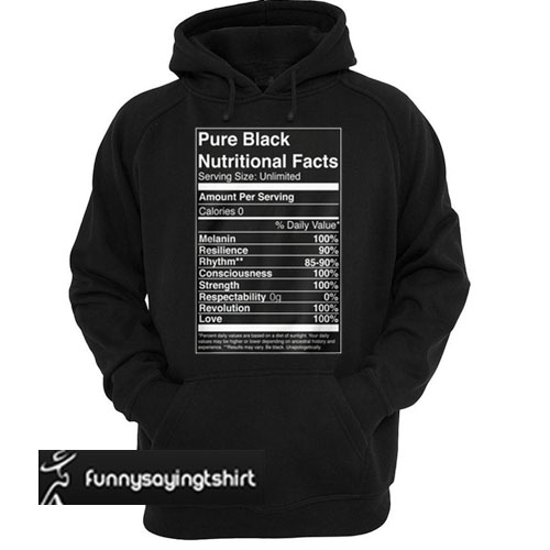 pure black hoodie