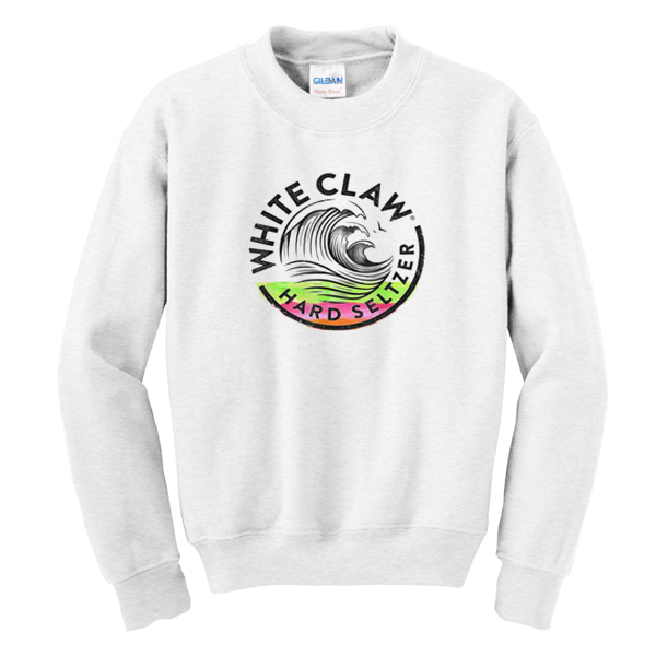 white claw sweatshirt with pocket