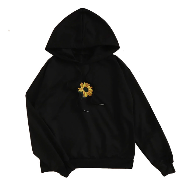 tie dye sunflower hoodie