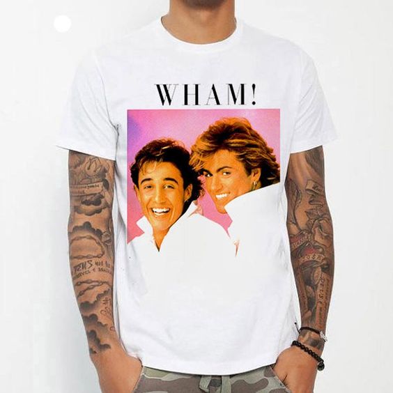 george michael wham t shirt