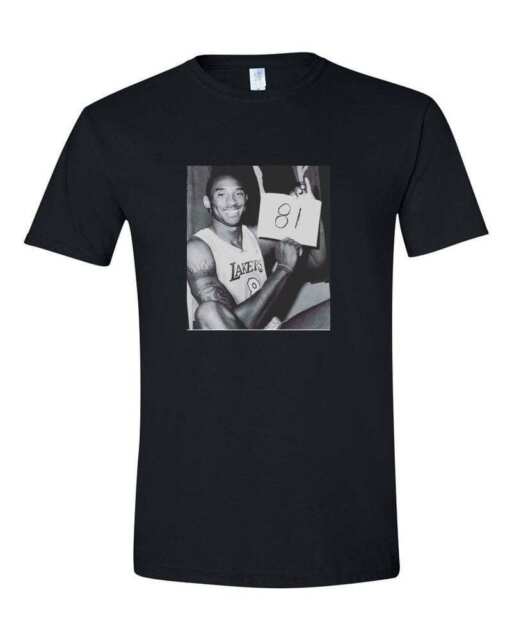 kobe bryant 81 points t shirt