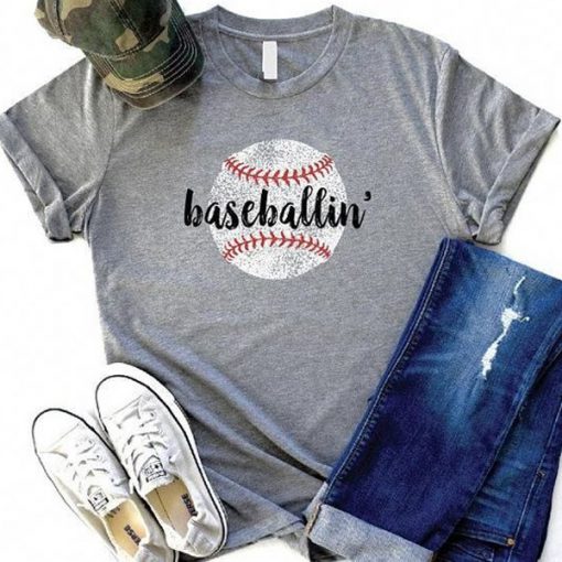 Baseballin t shirt - funnysayingtshirts