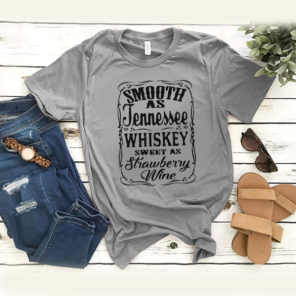 Smooth as Tennessee Whiskey t shirt - funnysayingtshirts
