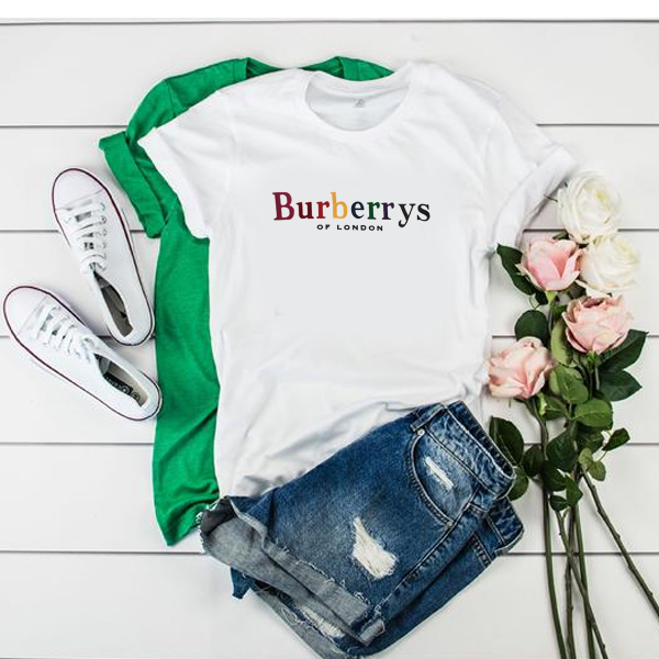burberrys of london t shirt rainbow