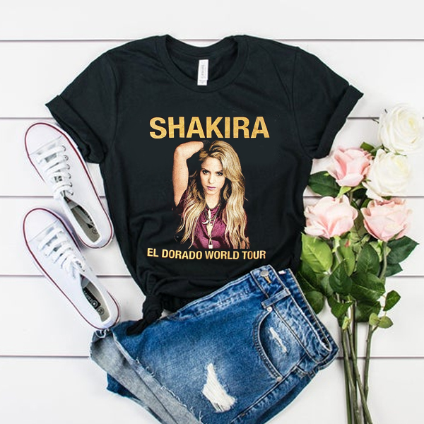 shakira tour t shirts