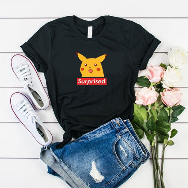 surprised pikachu t shirt