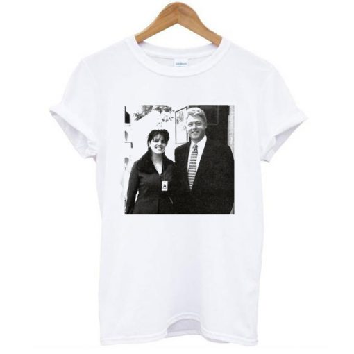 Bill Clinton and Monica Lewinsky Photo t shirt